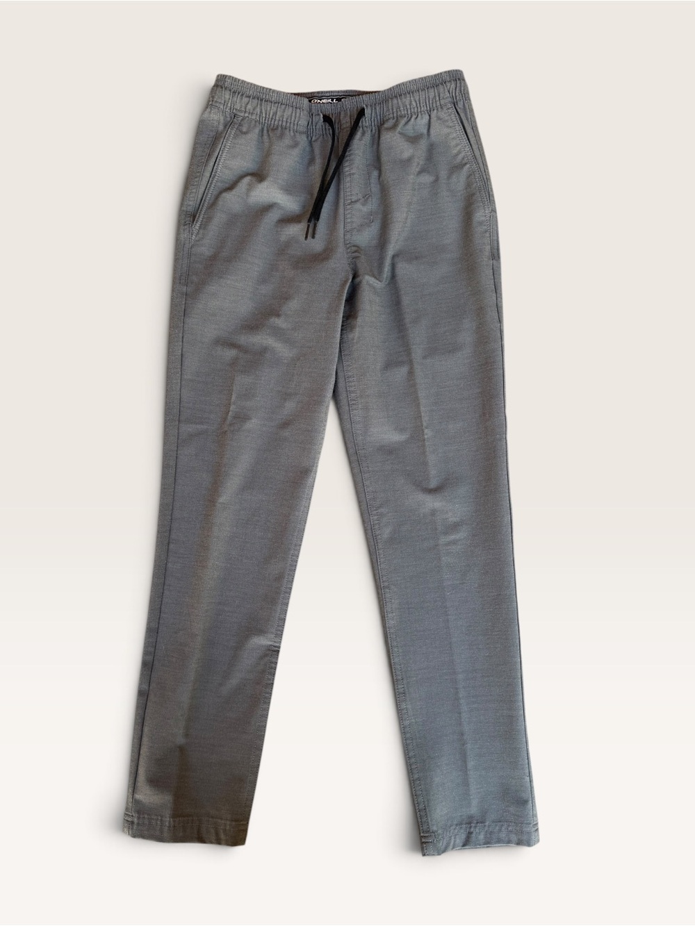 O'Neill Boys' Gray Elastic-Waist Casual Pants